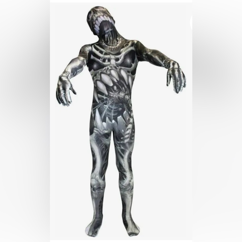 NWT Morph Costumes Skull & Bones children’s Halloween costume size Large
